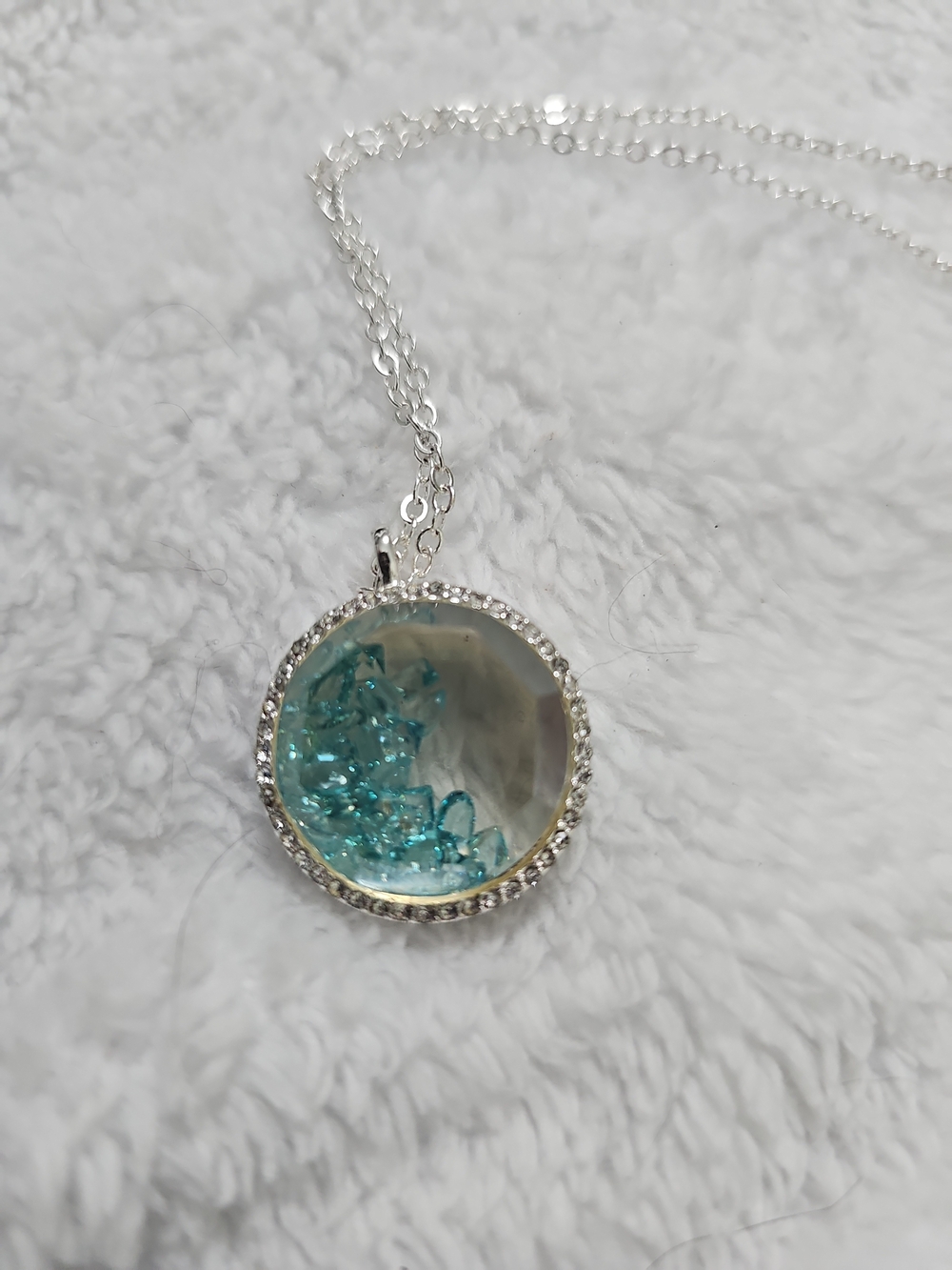 Studio 1886 March Birthstone Shaky Necklace & Stud Earring Set NIB - Picture 5 of 7
